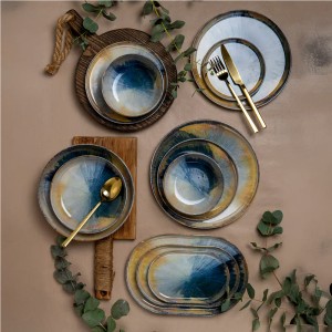 Lėkštė D32 cm keramikinė MADERA Ambition 61384