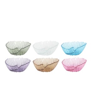 Dubenėlis stiklinis D13,5xH5 cm (mix) La Mediterranea 639B571614 (24)