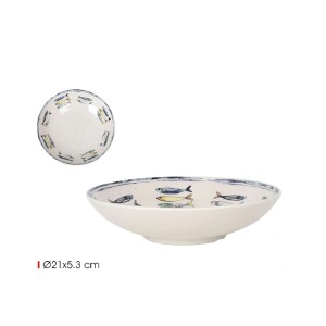 Dubenėlis D21xH5 cm melaminas PEIXE La Mediterranea BY07032379157