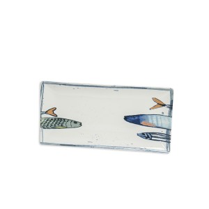 Padėklas/lėkštė 30x15x2 cm porcelianas PEIXE2 La Mediterranea PEX25013