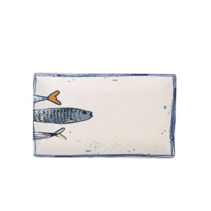 Padėklas/lėkštė 25x15x2 cm porcelianas PEIXE2 La Mediterranea PEX25012