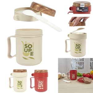 Puodelis sriubai 500 ml su šaukštuThe Concept Factory KA0363