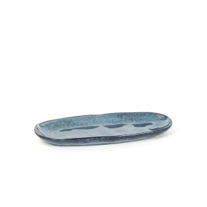 Padėklas/lėkštė užkandžiams 26x12x2 cm porcelianas MORELL La Mediterranea