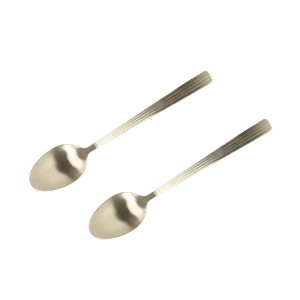 Šaukštai 2 vnt 20,4 cm nerūdijančio plieno, matiniai Louvre Quttin QT1507LC1007