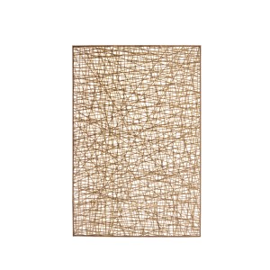 Padėkliukas stalo 30x45 cm auksinis PVC Giftdecor 88879