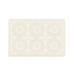 Padėkliukas stalo 30x45 cm kreminis, PVC Lace 4Living 614027