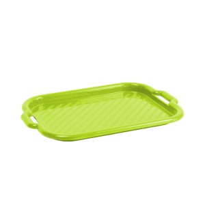 Padėklas plastikinis 46x33x3 cm žalios spalvos Domotti 229020