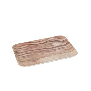 Padėklas plastikinis 32x23 cm medžio imitacija 50952