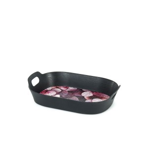 Padėklas plastikinis Gėlės 30 cm 59952