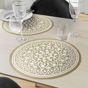 Padėkliukas stalo D38 PVC MANDALINE douceur d'intérieur