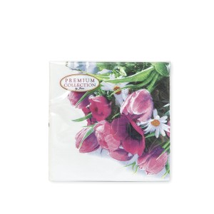 Servetėlės popierinės Tulpės 33x33 cm 20 vnt 54388