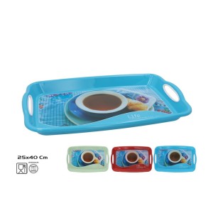 Padėklas plastikinis 40x25 cm (mix 3) 8445393599243