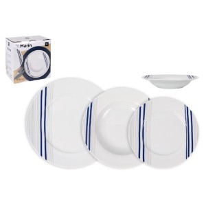 Indų rinkinys 12 vnt. 4-iems asm. (servizas) porcelianas Mediterranea 9211D1202