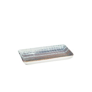 Padėklas/lėkštė stačiakampis porcelianinis 22.5x12 cm Boreal 644725SR128