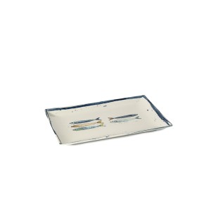 Padėklas/lėkštė 20x13x2 cm porcelianas PEIXE La Mediterranea PEI258007
