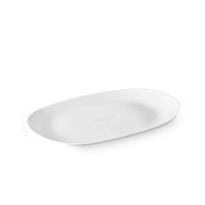 Padėklas/lėkštė 25,5x34x2,5 cm opalo stiklas Vivalto 92479