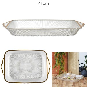 Padėklas plastikinis 42x28 cm Home Deco KA0597