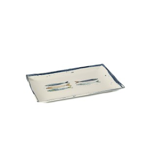 Padėklas/lėkštė 25x15 cm porcelianas PEIXE La Mediterranea PEI25012