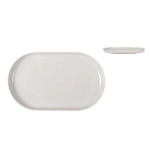 Padėklas/lėkštė ovali 25x15x2 cm keramikinė La Mediterranea IVO27111