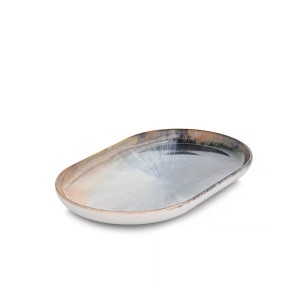 Padėklas/lėkštė 25x15 cm keramikinis MADERA Ambition 61393