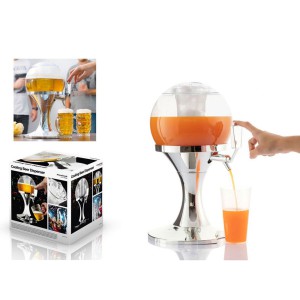 Indas stiklinis skysčiams su kraniuku 3,5 l talpos, vieta ledukams InnovaGoods