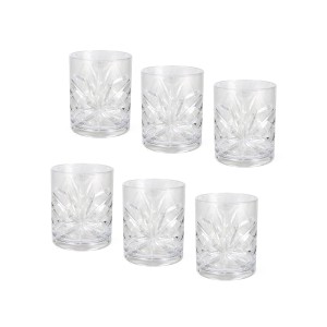 Taurės viskiui 475 ml 6 vnt polikarbonatinės, La Mediterranea BY01054677174