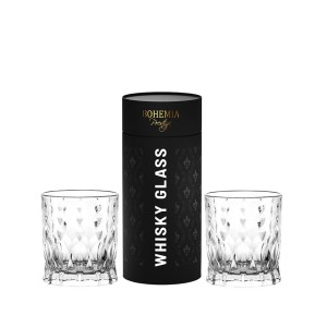 Taurės viskiui 2 vnt. dėžutėje Bohemia 340 ml 173067