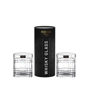 Taurės viskiui 2 vnt. dėžutėje Bohemia 340 ml 173068