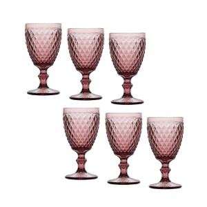 Taurės 350 ml 6 vnt komplektas, violetinė sp. La Mediterranea 832LXP21D