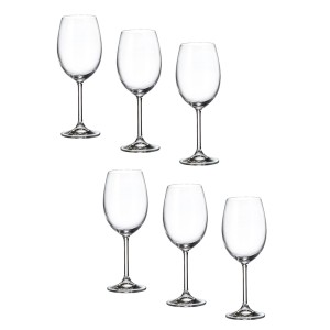 Taurės vynui 450 ml 6 vnt komplektas Clara BOHEMIA 6344S03245