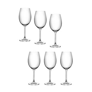 Taurės vynui 450 ml 6 vnt komplektas Noela Bohemia Santa Clara STA-914S03245