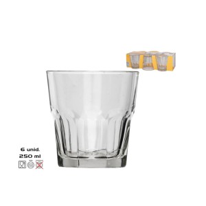 Stiklinės 6 vnt. 250 ml 8445393387987