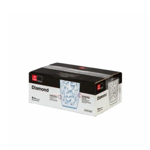 Stiklinių komplektas 6 vnt. 385 ml okeano mėlyna sp. Bormioli 8004360065367