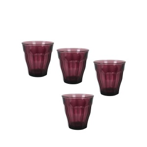 Stiklinių komplektas 4 vnt 250 ml violetinės spalvos Duralex C16-1027JC