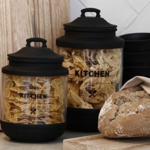 Indelis stiklinis su dangteliu D14xH25 cm Senza 102587