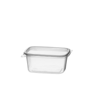 Dėžutė plastikinė maistui PP 250 ml 100 vnt. su dangteliu