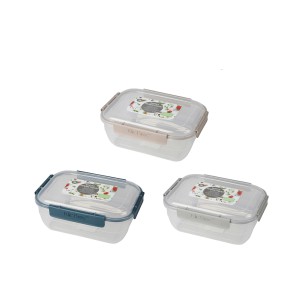 Dėžutė maistui 1,32 l plastikinė 20x14,5x8 cm (mix) Urban Living 32842