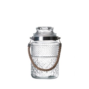 Indas stiklinis maisto produktams 12x12x23 cm 1,8 l Urban Living 28809