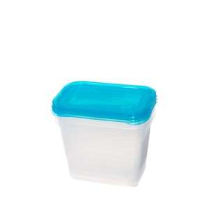 Dėžutė maistui su dangteliu plastikinė 3 vnt 1 l Keeeper 330153