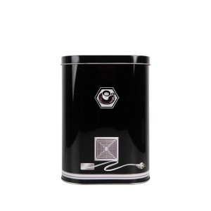 Indelis kavai metalinis juodas 14x8x19 cm Clayre