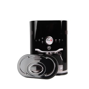 Indelis kavai metalinis juodas 14x8x19 cm Clayre