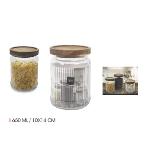 Indelis stiklinis su dangteliu 650 ml D10xH14 cm La Mediterranea BE03030174884