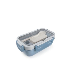 Dėžutė maistui su įrankiais plastikinė 900 ml 21x11,5x13,5 cm (mix) Thermosport