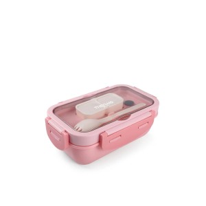 Dėžutė maistui su įrankiais plastikinė 900 ml 21x11,5x13,5 cm (mix) Thermosport
