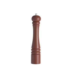 Druskos ir pipirų malūnėlis D6xH31,5 cm buko mediena, keramika Maku 616944