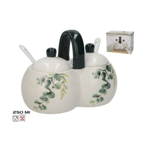 Indelis dvigubas cukrui ir druskai 250 ml 9x16.5x12.4 cmSILVIA 8445393317236