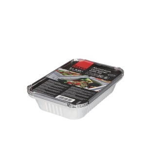 Kepimo forma iš aliuminio folijos 21x14,5x5,5 cm 5 vnt 0,85 l Saana 259622