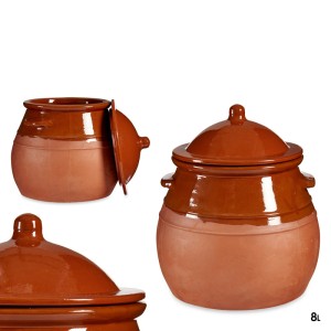 Puodynė molinė su dangčiu (atspari karščiui) 8 L 27x27x29 cm La Dahesa 12971