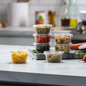 Vienkartinis indelis padažui 10 vnt 60 ml 100% perdirbamas Algon BA01054376250