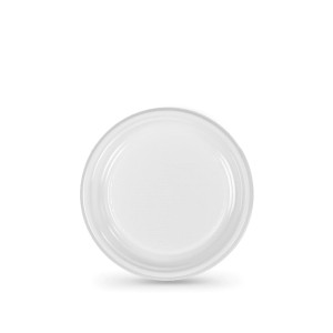 Lėkštės daugkartinės plastikinės, perdirbamos D17 cm 100 vnt Algon BA01054376160